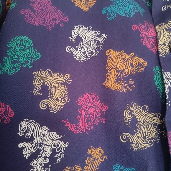 M🟣Henry Grethel Dark Purple Cotton Dress Shirt - Picture 4 of 8